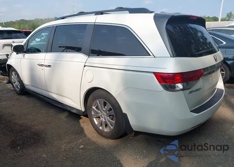 2014 Honda Odyssey Ex-L from USA, damaged, VIN 5FNRL5H60EB130518